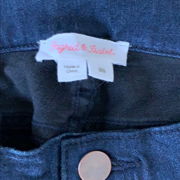 Ingrid & Isabel Navy Blue Maternity Jeans Sz 26 - Picture 2 of 5
